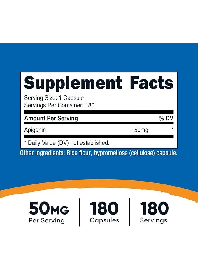 نوتريكوست، أبيجينين، 50 ملغ، 180 كبسولة - Image 3